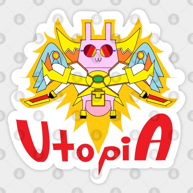 RabbitZaa #023 Utopia Sticker by TABCXON